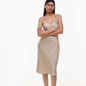 Wilfred Only Slip Satin Midi Dress